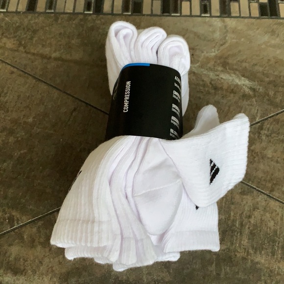 6 pairs socks set Adidas Men’s Cushioned Crew - Picture 4 of 16